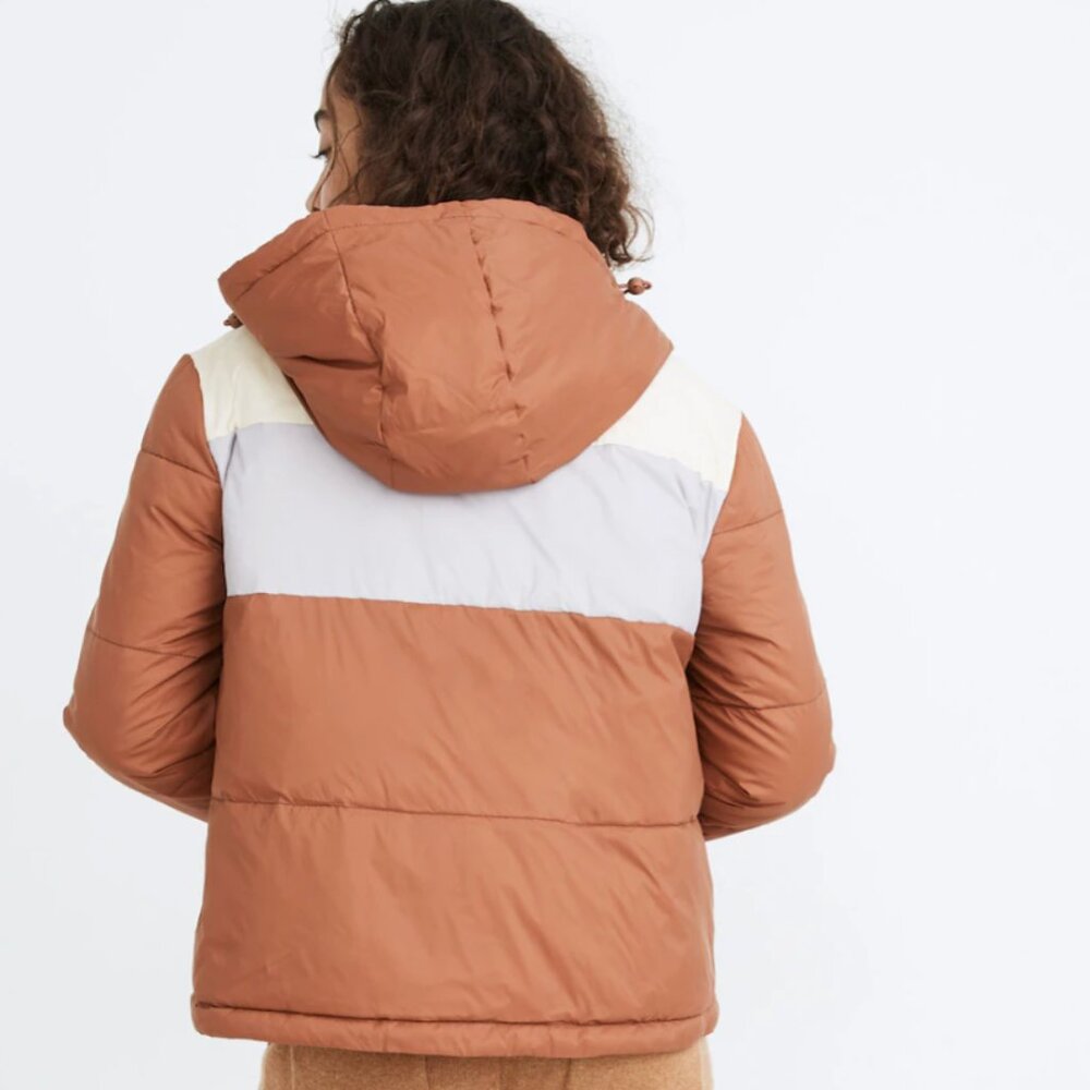 Madewell Chevron Puffer Jacket size S - Picture 2 of 2